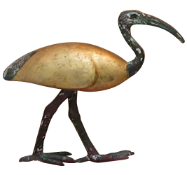 様々なデザインモチーフとなっている古今東西のトキたち③